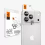 Spigen Optik Pro GLAS.tR EZ FIT camera-objectief beschermglas 2-pack voor iPhone 18 Pro / 18 Pro Max - zilver