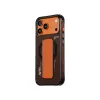 Skinarma Haxa hoes voor iPhone 17 Pro Max magnetisch opladen + gripstandaard grafiet