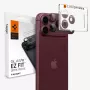 Spigen Optik Pro XL GLAS.TR EZ Fit camera-objectiefbescherming voor iPhone 18 Pro – Dark Cherry