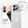 Spigen Optik Pro GLAS.tR EZ FIT camera-objectiefbescherming voor iPhone 18 Pro – zilver