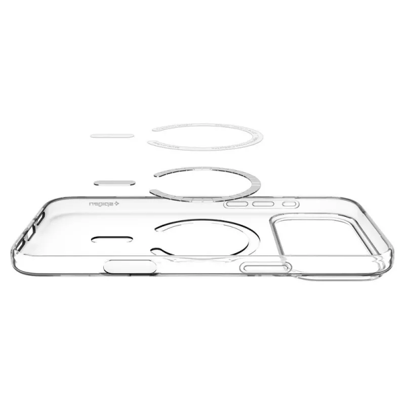 SPIGEN Liquid Crystal MagSafe hoes voor iPhone 17 Pro / 18 Pro - transparant
