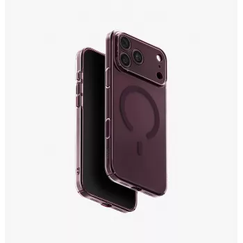 UNIQ Airsuit MagClick oplaadhoes voor iPhone 18 Pro Max / 17 Pro Max – bordeauxrood