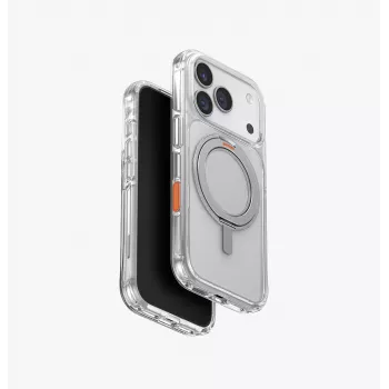 UNIQ Swivix hoes voor iPhone 17 Pro met 360° draaibare kickstand, transparant