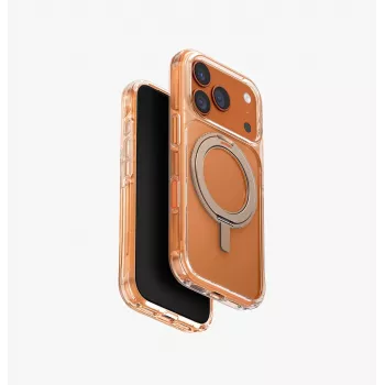 UNIQ Swivix hoes voor iPhone 17 Pro met 360° draaibare kickstand, transparant