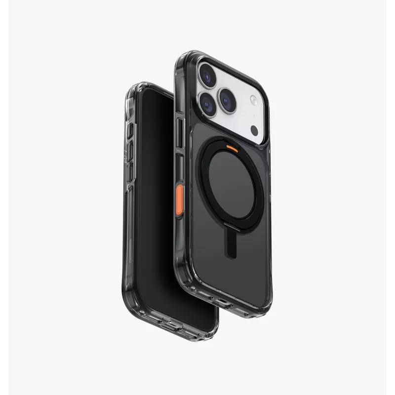 UNIQ Swivix hoes voor iPhone 17 Pro met 360° draaibare kickstand, transparant