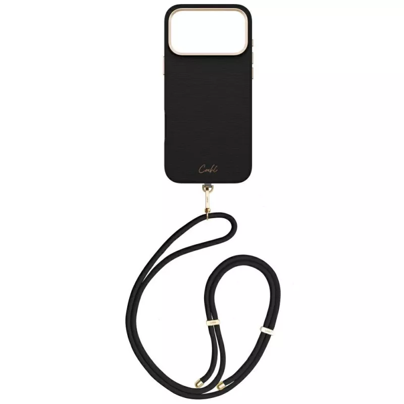 UNIQ Coehl Mirelle magnetische oplaadhoes voor iPhone 17 Pro Max – ebbenhout