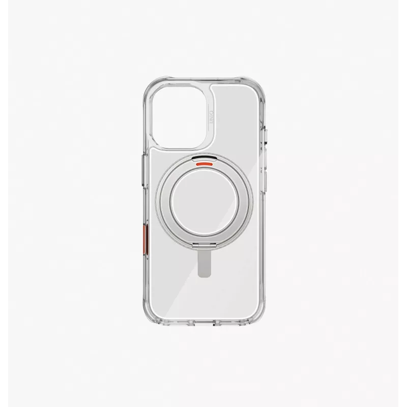 UNIQ Swivix hoes voor iPhone 17 met 360° draaibare kickstand, transparant