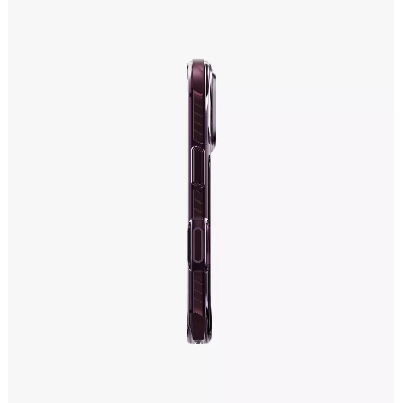 UNIQ Combat Magclick oplaadhoes voor iPhone 18 Pro / 17 Pro – bordeauxrood