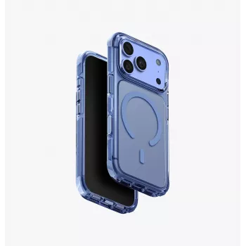UNIQ Combat Magclick oplaadhoes voor iPhone 18 Pro / 17 Pro – blauw