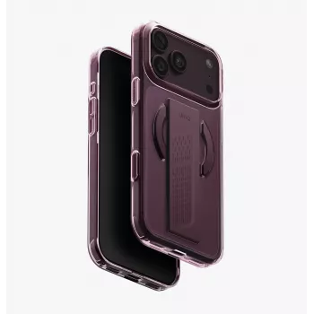 UNIQ Heldro Air MagClick oplaadhoes voor iPhone 18 Pro Max / 17 Pro Max – bordeauxrood