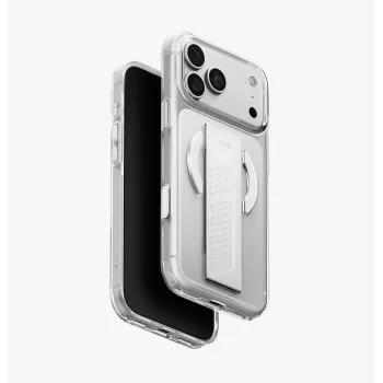 UNIQ Heldro Air MagClick oplaadhoes voor iPhone 18 Pro Max / 17 Pro Max – bordeauxrood