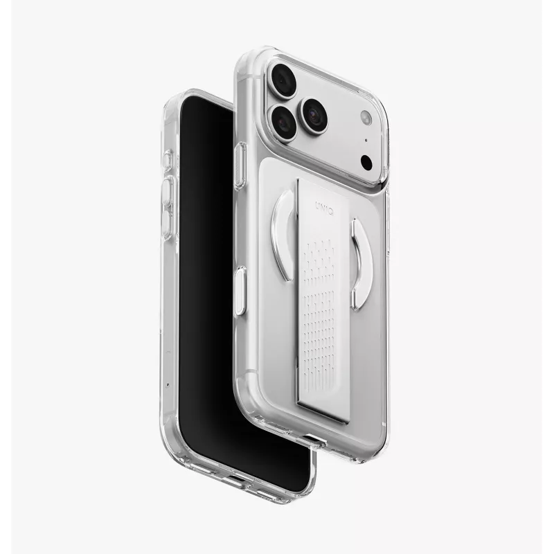 UNIQ Heldro Air MagClick oplaadhoes voor iPhone 18 Pro Max / 17 Pro Max – bordeauxrood