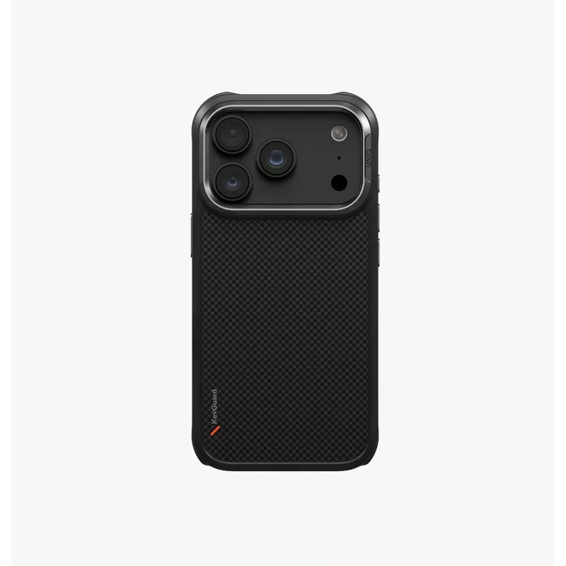 UNIQ Keva MagClick oplaadhoes voor iPhone 18 Pro / 17 Pro, zwart