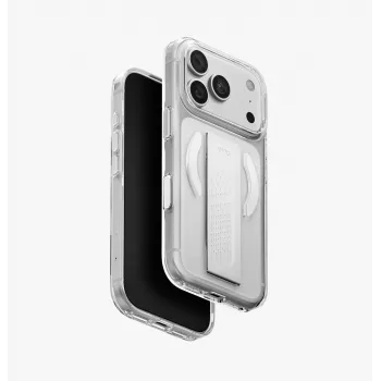 UNIQ Heldro Air MagClick oplaadhoes voor iPhone 18 Pro / 17 Pro – bordeauxrood