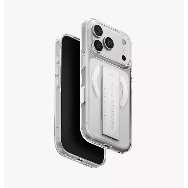UNIQ Heldro Air MagClick oplaadhoes voor iPhone 18 Pro / 17 Pro – bordeauxrood
