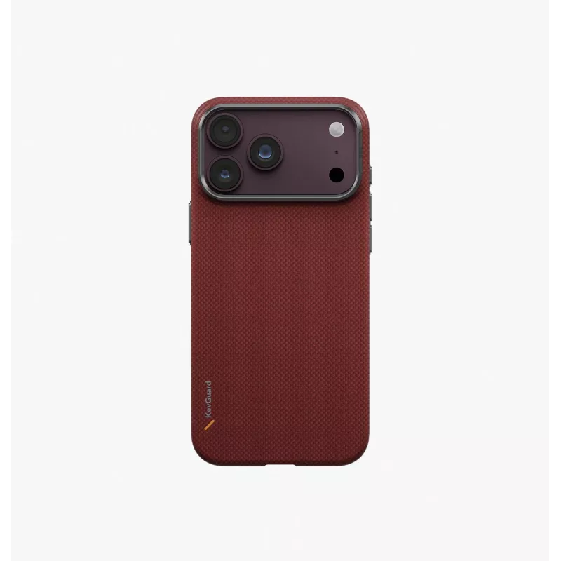 UNIQ Keva Edge Magclick oplaadhoes voor iPhone 18 Pro Max / 17 Pro Max – rood