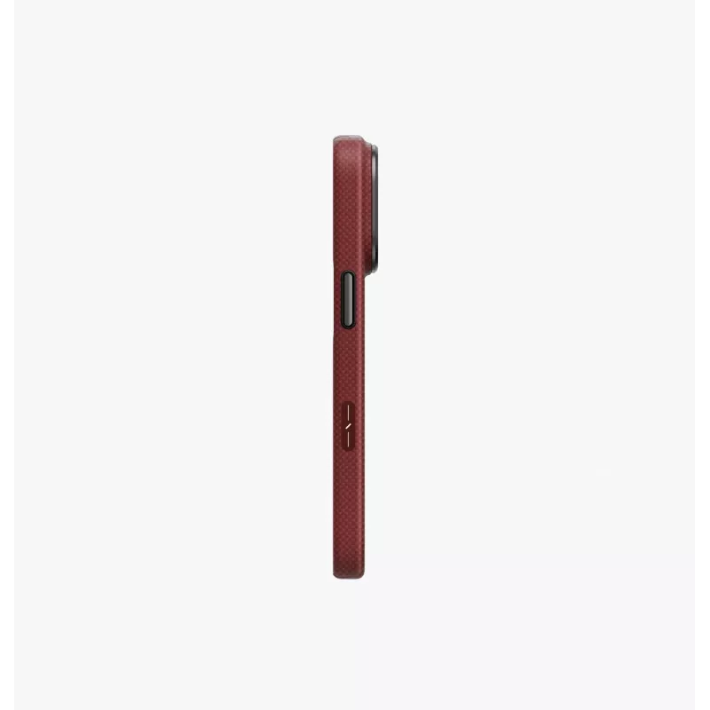 UNIQ Keva Edge MagClick oplaadhoes voor iPhone 18 Pro / 17 Pro - rood