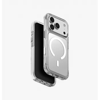 UNIQ Combat Magclick oplaadhoes voor iPhone 18 Pro / 17 Pro - wit