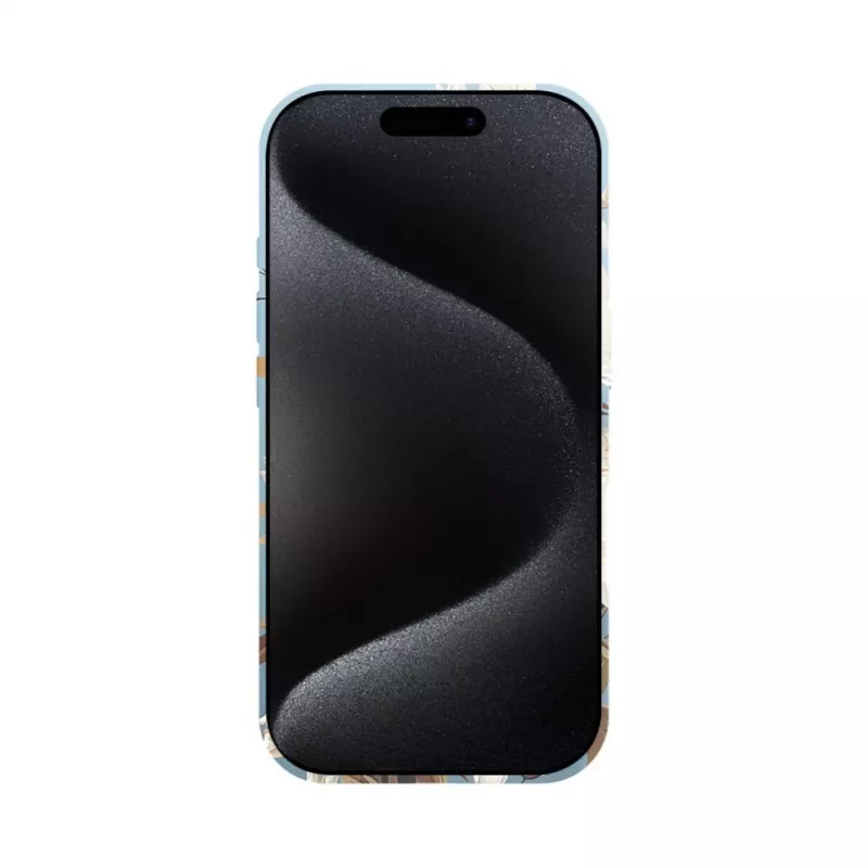 Evelatus iPhone 16 Pro Max Slim Shell hoes met MagSafe - Flower Blue