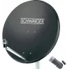 SCHWAIGER SAT-systeem 80 cm 1 deelnemer single-LNB antraciet
