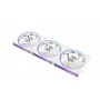 Zalman ZM-DF120R A3 White 120mm Reverse Daisy Chain ARGB ventilator 3-pack