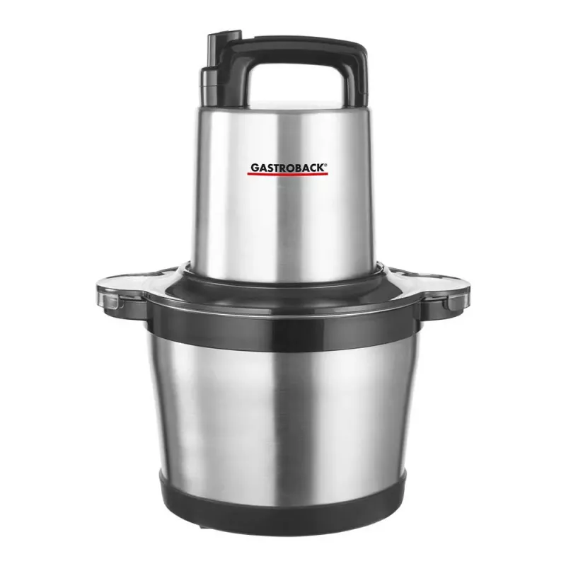 Gastroback 40966 Design Multi Chopper Professional 600 W 1,0 L glazen kom RVS