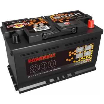 POWERBAT L4 12V 80Ah AGM start-stop-accu