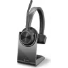 HP Poly Voyager 4300 UC Series 4310 draadloze on-ear headset met USB-C-adapter en standaard, Zoom-gecertificeerd 218474-01
