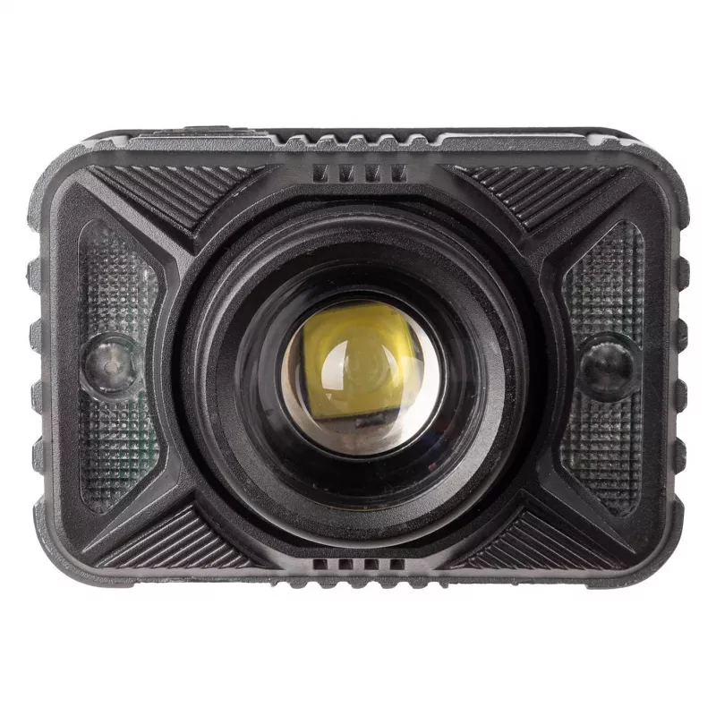ENTAC EHL-ZH-10W-R zoom-hoofdlamp met oplaadbare accu 10W bewegingssensor