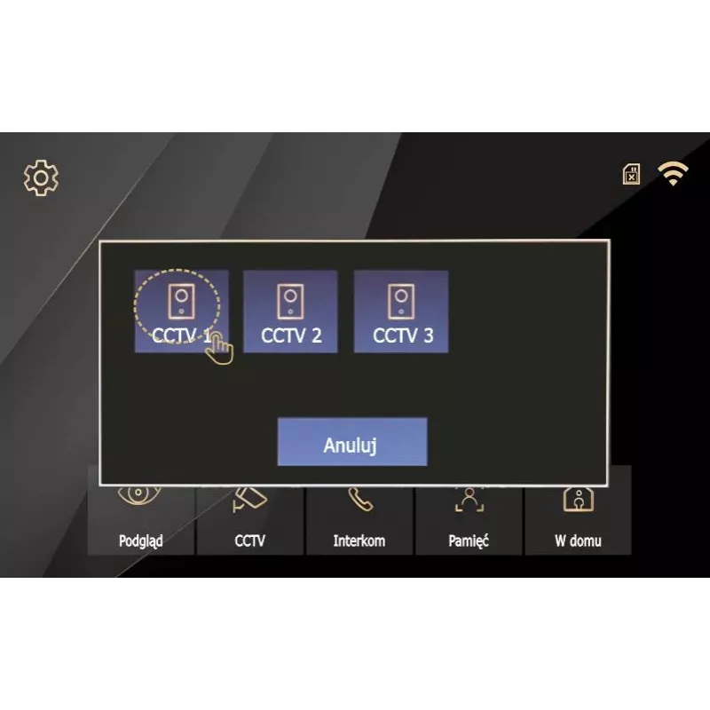 REVIZOOM RM-T273HD witte 7-inch video-deurintercom met RC-212HD-CK1 buitenpost