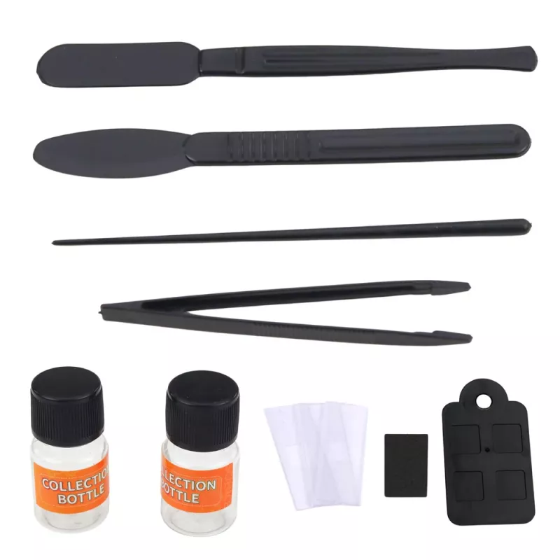LEAN TOYS microscoop leerset voor kinderen zoom 1200x accessoires wit