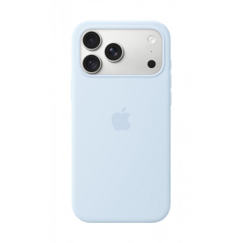 Apple iPhone 18 Pro Max silicone case met MagSafe – blauw