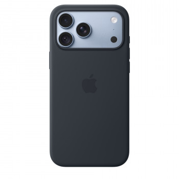 Apple iPhone 18 Pro Max silicone hoesje met MagSafe – marineblauw