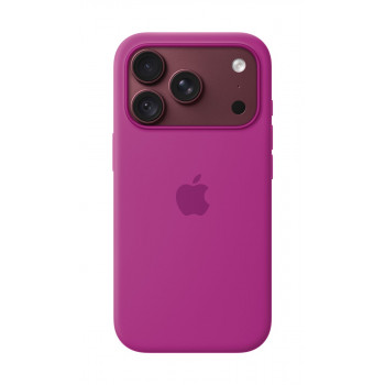 Apple iPhone 18 Pro silicone hoesje met MagSafe – magenta