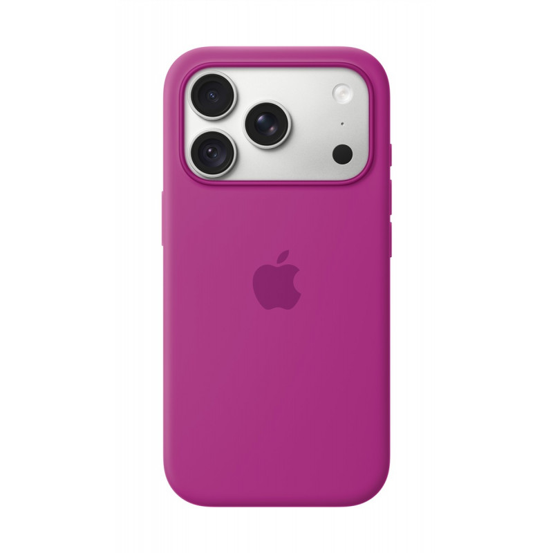 Apple iPhone 18 Pro silicone hoesje met MagSafe – magenta
