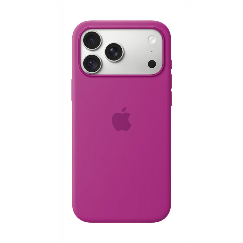 Apple iPhone 18 Pro Max silicone hoesje met MagSafe – magenta