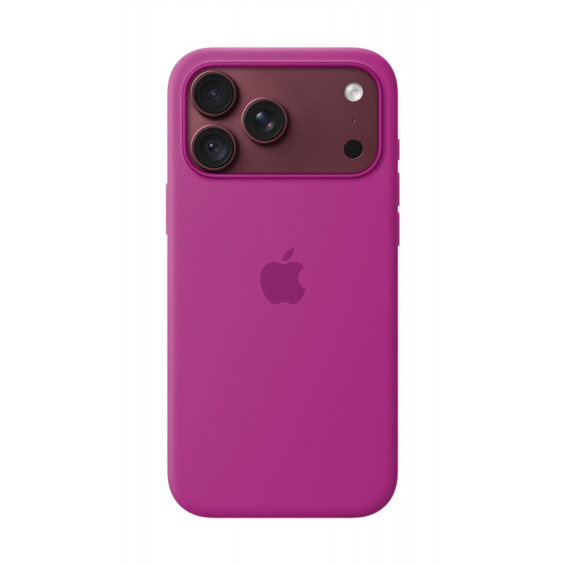 Apple iPhone 18 Pro Max silicone hoesje met MagSafe – magenta