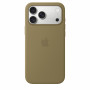 Apple iPhone 18 Pro Max silicone case met MagSafe – olijf