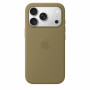 Apple iPhone 18 Pro silicone case met MagSafe – olijf
