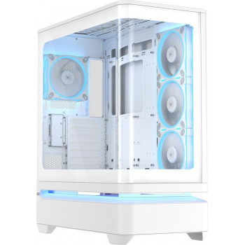 ASUS PRIME AP304 TG ARGB wit ATX mid-tower pc-behuizing