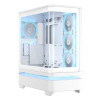 ASUS PRIME AP304 TG ARGB wit ATX mid-tower pc-behuizing