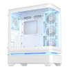 ASUS PRIME AP304 TG ARGB wit ATX mid-tower pc-behuizing