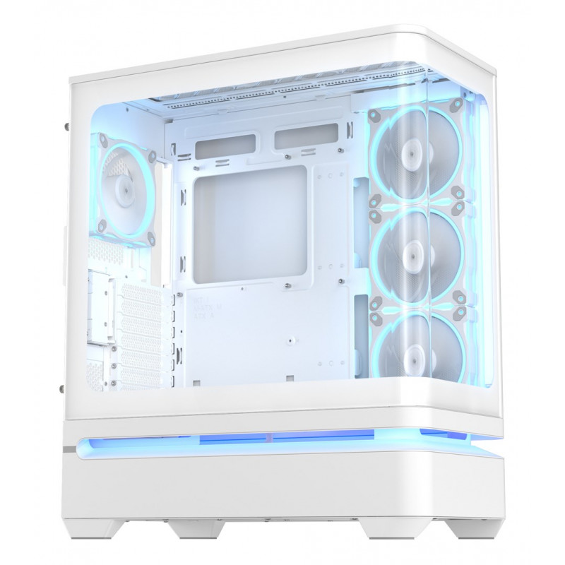 ASUS PRIME AP304 TG ARGB wit ATX mid-tower pc-behuizing