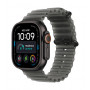 Apple Watch Ultra 4 GPS + Cellular 49 mm zwarte titanium behuizing met transparant zwart Ocean band