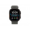 Apple Watch Ultra 4 GPS + Cellular 49 mm zwarte titanium behuizing met transparant zwart Ocean band