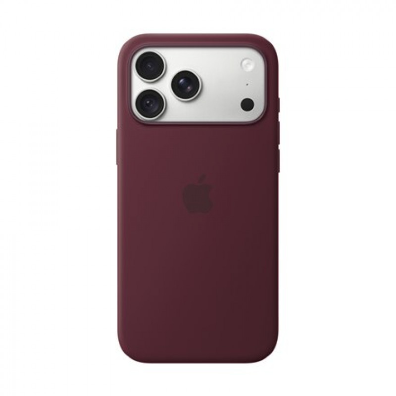 Apple iPhone 18 Pro Max silicone case met MagSafe – bordeaux