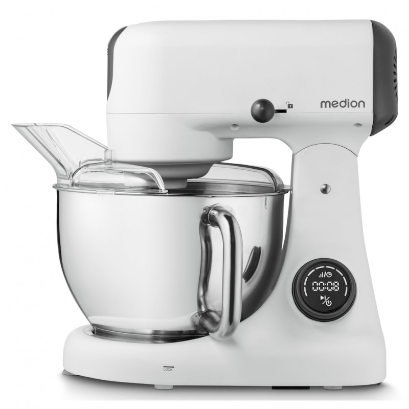 Medion MD12600 digitale keukenmachine, 4,6 L, wit