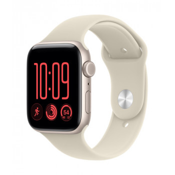 Apple Watch SE 3 GPS + Cellular 44 mm aluminium behuizing poolster met sportband zand – M/L