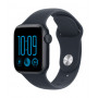 Apple Watch SE 3 GPS + Cellular 40mm aluminium behuizing Midnight met sportband marineblauw - S/M