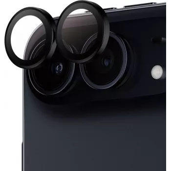 PanzerGlass Hoops camerabescherming zwart iPhone Duo